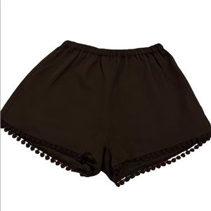 Brandy Melville Black Pull On Elastic Waist Women's Shorts